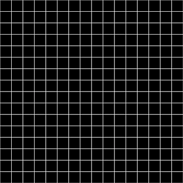 Artwork thumbnail, Black Checker Pattern by Rizwana Khan