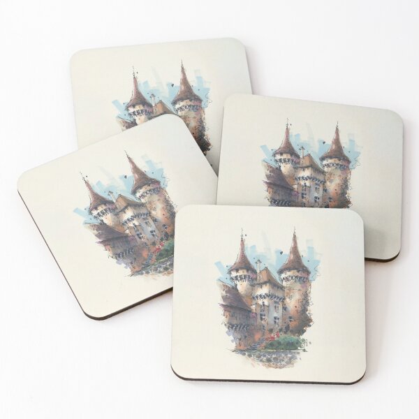 Item preview, Red castle in France designed and sold by Albert Kiefer.