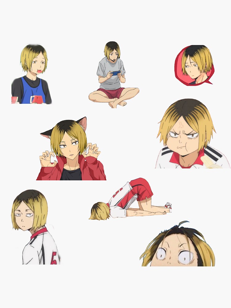 Kenma Sticker Pack Sticker For Sale By Avasdoodles Redbubble 7973