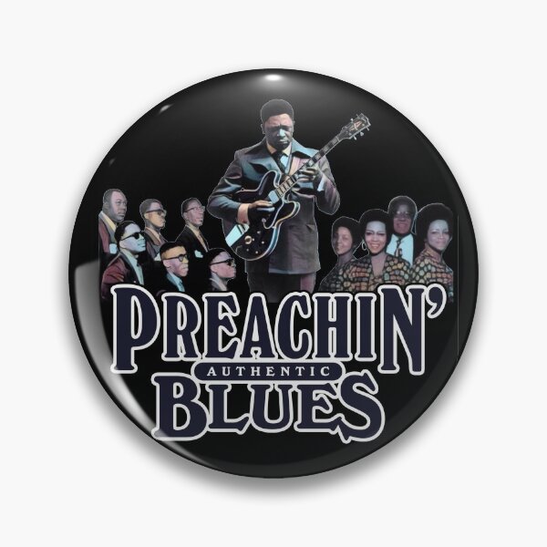 Item preview, Preachin’ Blues Silhouette designed and sold by TIGERDAVER.