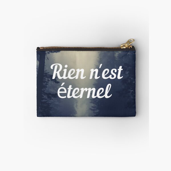 Item preview, Nothing lasts forever - popular french quotes lovers theme gifts  designed and sold by RebelliousRosee.