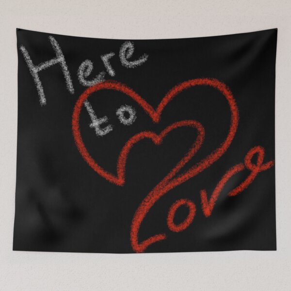 Item preview, Here to steal hearts, chalk design  designed and sold by Vallirant.