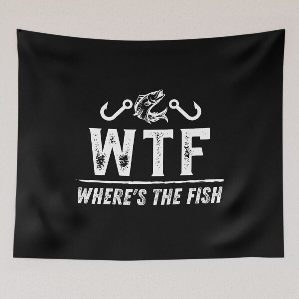 Item preview, WTF where's the fish (Fish flying) designed and sold by i-longmanshop.