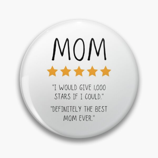 Item preview, Five Star Mom Review - Funny gift for mothers designed and sold by windcolors.