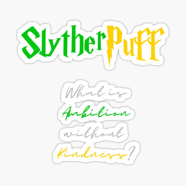 Slytherpuff Sticker