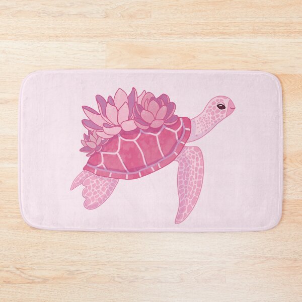 Item preview, Pink Lotus Turtle (pink backgrund) designed and sold by ibyrd-7.