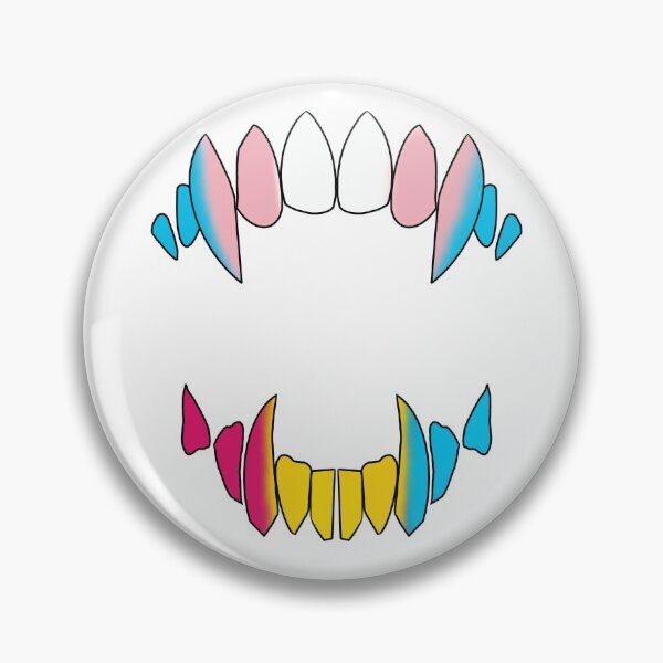Item preview, Trans Pansexual Vampire Teeth designed and sold by AAK-Art.