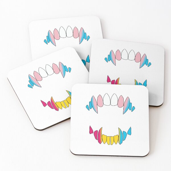 Item preview, Trans Pansexual Vampire Teeth designed and sold by AAK-Art.