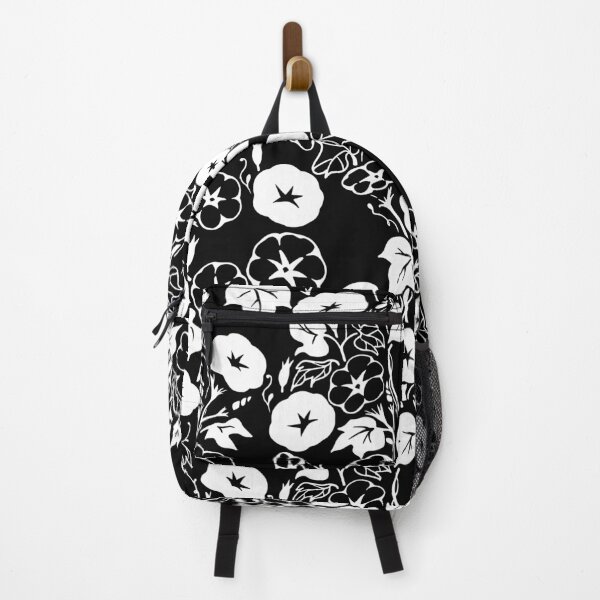 Item preview, Alternate Morning Glory Flower Garden BW design designed and sold by FlinArt.