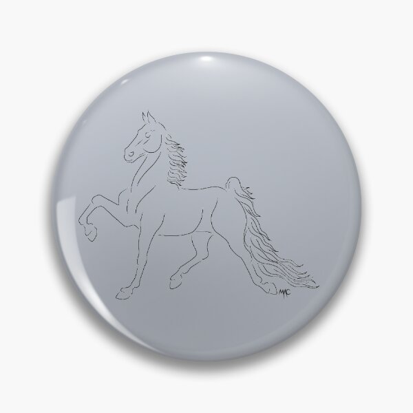 Item preview, Five-Gaited - Black Lineart designed and sold by Maria Adriana Casas.