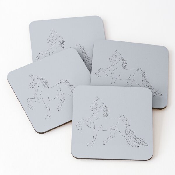 Item preview, Five-Gaited - Black Lineart designed and sold by Maria Adriana Casas.
