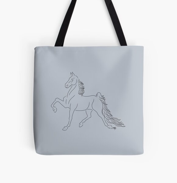 Aperçu de l'œuvre Five-Gaited - Lineart noir créée et vendue par Maria Adriana Casas.