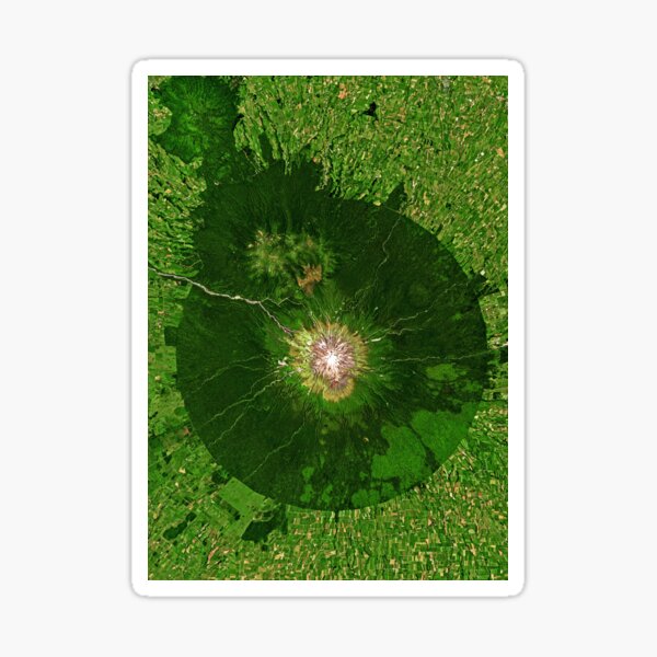 Mount Taranaki, New Zealand Sticker