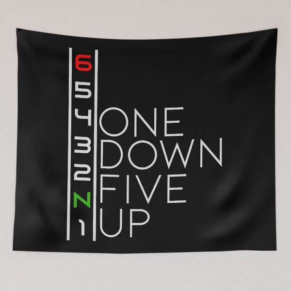 Item preview, 65432N1 One Down Five Up designed and sold by TwoLinerDesign.