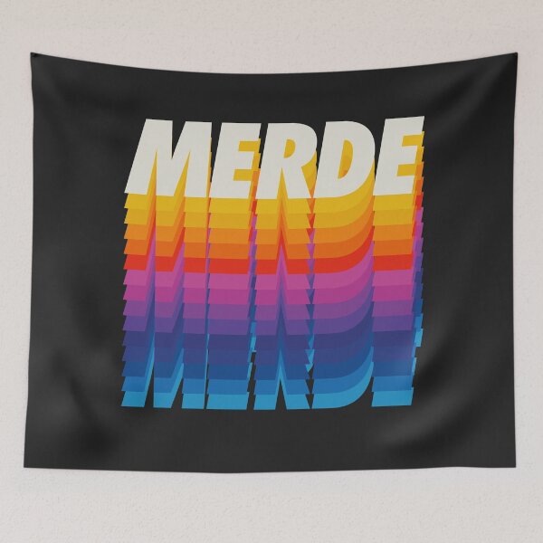 Aperçu de l'œuvre Merde créée et vendue par TooFrenchClub.