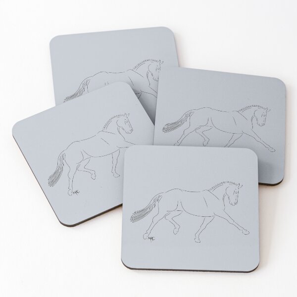 Item preview, Dressage - Black Lineart designed and sold by Maria Adriana Casas.