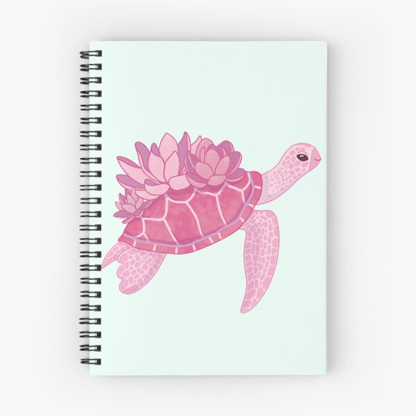 Item preview, Pink Lotus Turtle (blue green backgrund) designed and sold by ibyrd-7.