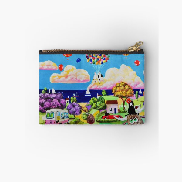 Item preview, Cows and an ice cream van folk art designed and sold by GORDON BRUCE ART.