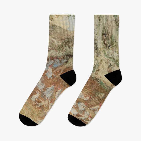 Item preview, Imps and pixies playing with squirrels and bunnies designed and sold by Vintage Designs +.