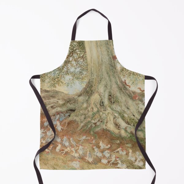 Item preview, Imps and pixies playing with squirrels and bunnies designed and sold by Vintage Designs +.