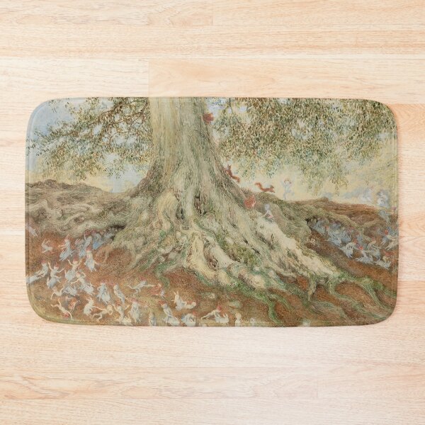 Item preview, Imps and pixies playing with squirrels and bunnies designed and sold by Vintage Designs +.