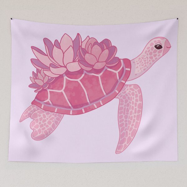 Item preview, Pink Lotus Turtle (lilac backgrund) designed and sold by ibyrd-7.