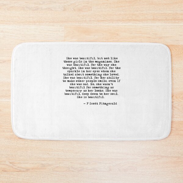 Item preview, She was Beautiful - F Scott Fitzgerald 63 - Unisex designed and sold by FWREVEDP.