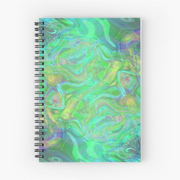 Item preview, Multicolour Chrome rainbow pastel kawaii acrylic pour art designed and sold by TiggsDesigns.