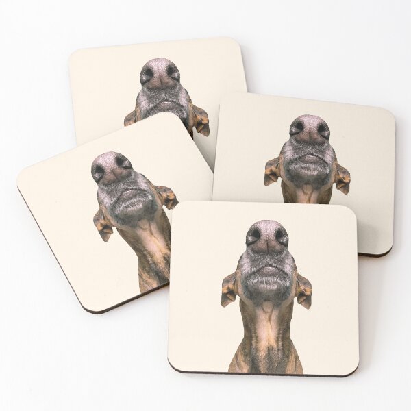 Item preview, Dog Stickers: Dog nose view designed and sold by Memiefy.