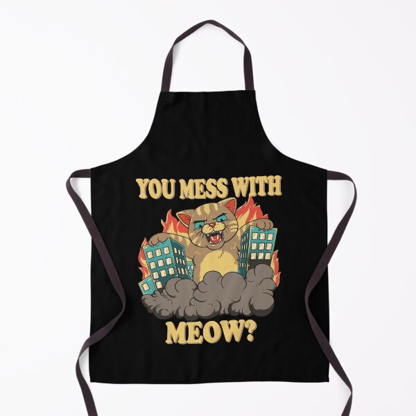 Item preview, You Mess With The Meow Funny Giant Cat Monster designed and sold by Drathaar.