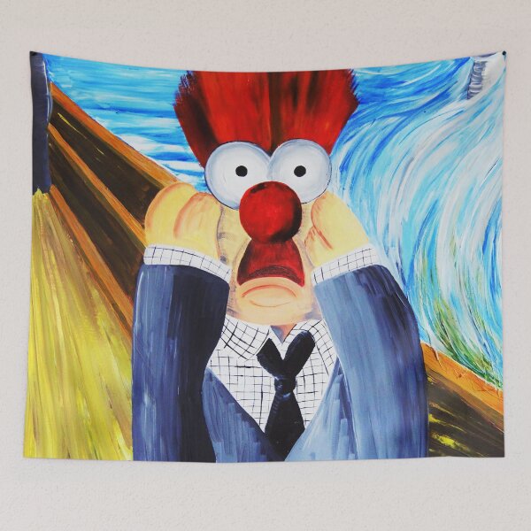 Item preview, Beaker Scream Original Art designed and sold by Urban-and-Blue.