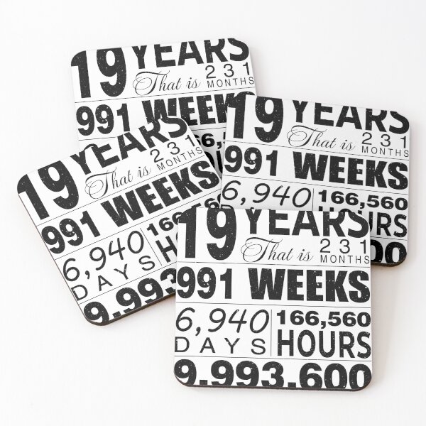Item preview, 19 Years You Have Been Loved For 19 Years Celebration For 19th Birthday Party 19th Anniversary Birthday Gifts designed and sold by David David.