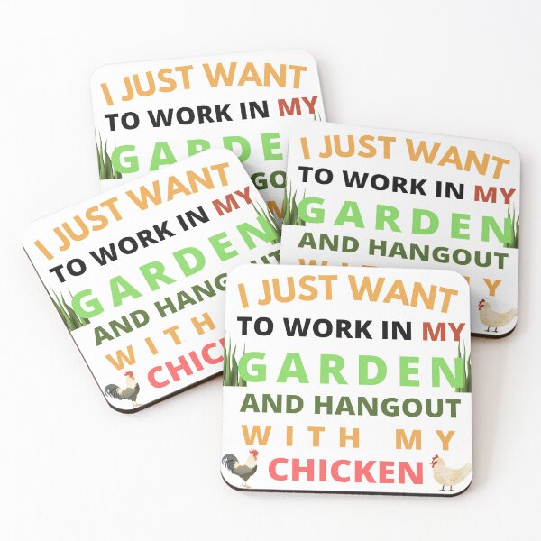 Item preview, i just want to work in my garden and hangout with my chicken designed and sold by Experience21.