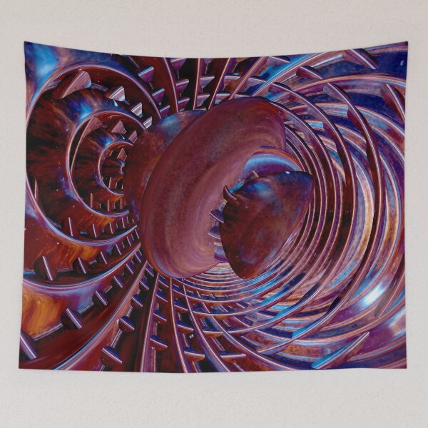 Item preview, Impossible Nebula Machine Abstract designed and sold by BoundedChaos.