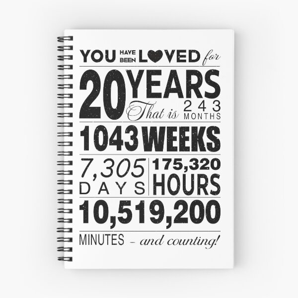 Item preview, 20 Years You Have Been Loved For 20 Years Celebration For 20th Birthday Party 20th Anniversary Birthday Gifts designed and sold by David David.