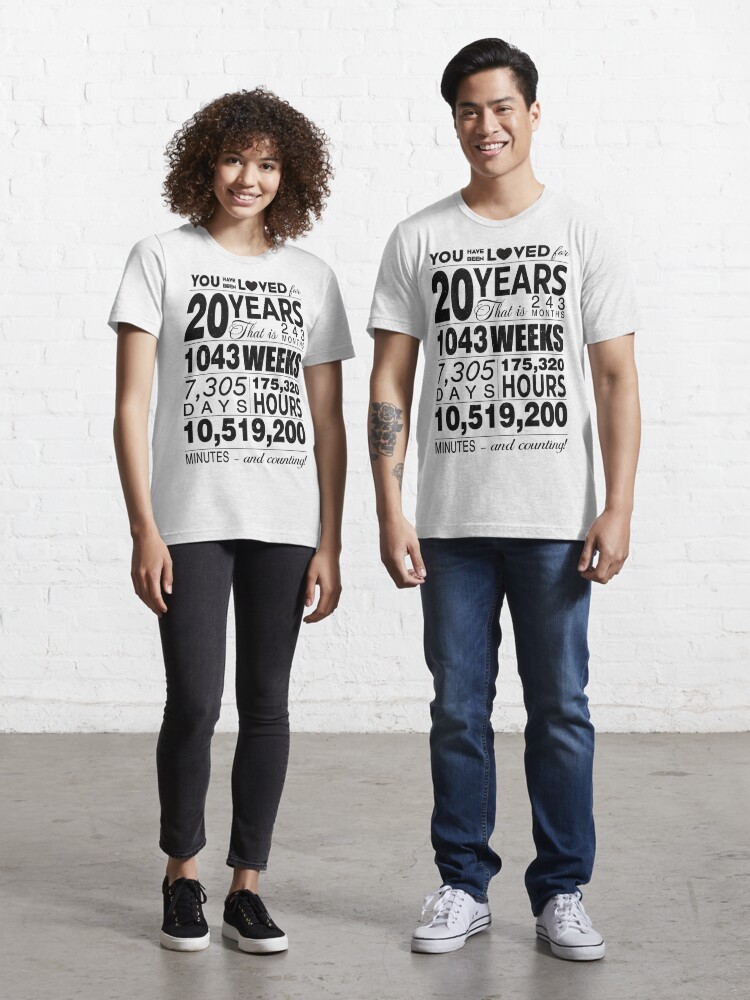 20 YEARS OF BEING AWESOME, 20th Birthday Gifts For Women And Men