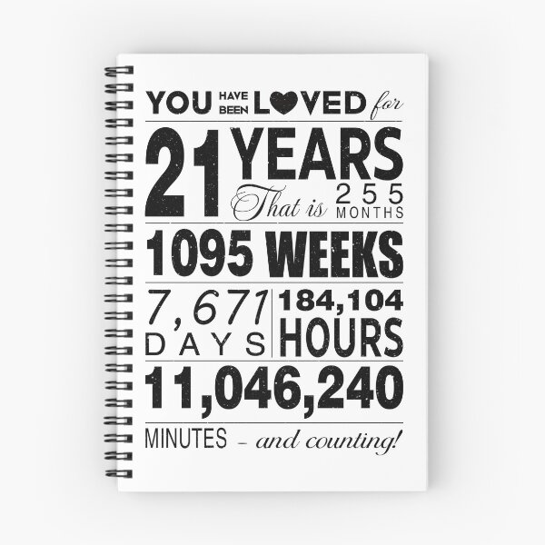 Item preview, 21 Years You Have Been Loved For 21 Years Celebration For 21st Birthday Party 21st Anniversary Birthday Gifts designed and sold by David David.
