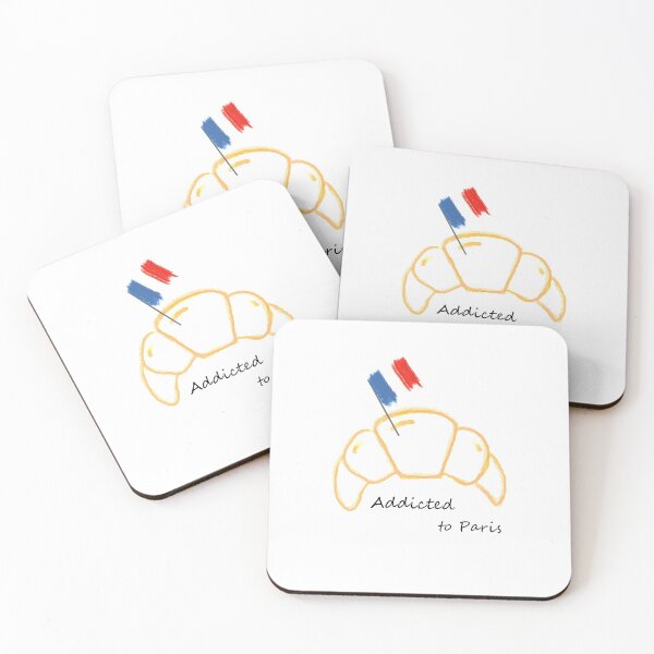 Item preview, Addicted To Paris Croissant Lovers Addiction quotes French France designed and sold by IriArt-Designs.