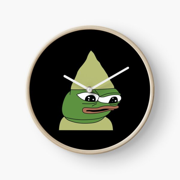 Pepega Twitch Emote Clock for Sale by mattysus