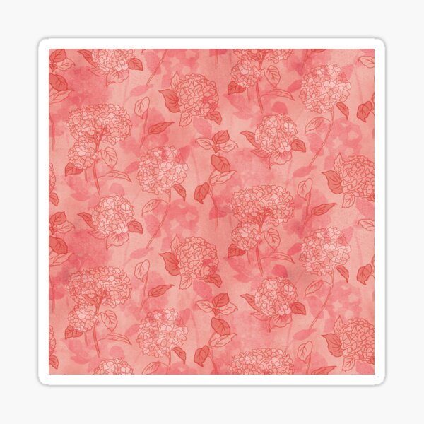 Item preview, Pink Spring Hydrangea designed and sold by Carolina Diaz.
