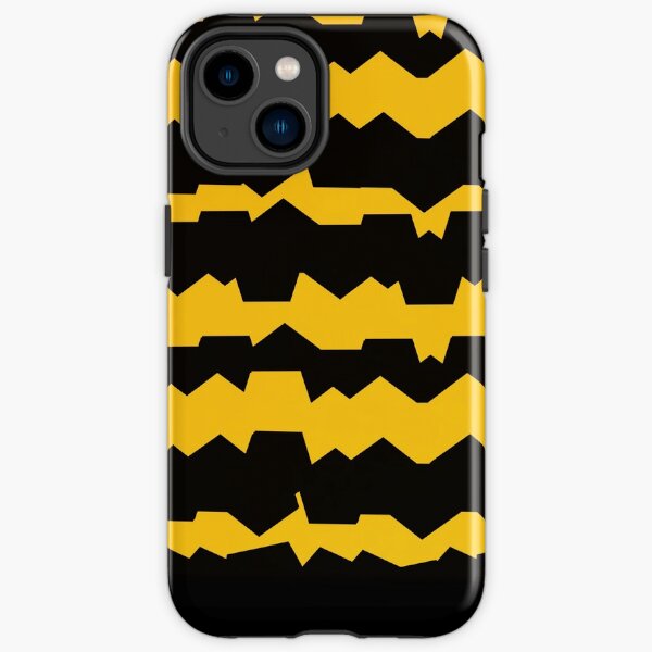 Crazy blend of yellow and black, stripes in our company colours ELEPHANT CLUB POLAND iPhone Tough Case