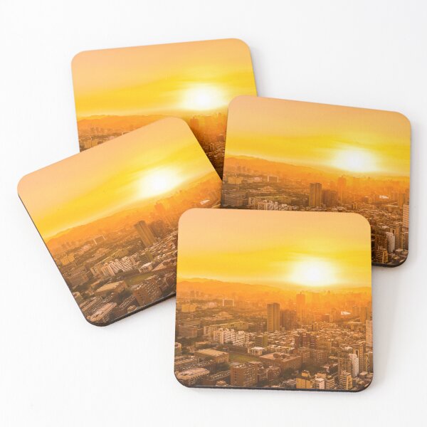 Item preview, sunset in a city designed and sold by michael4209.