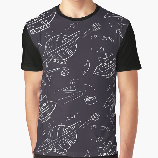 Cats in Space Graphic T-Shirt