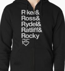 R5 Namen (schwarz und weiß) Kapuzenjacke