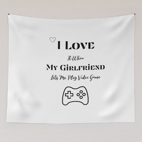 Item preview, I Love It When My Girlfriend Lets Me Play Video Games Shirt designed and sold by stylism.