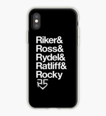 R5 Namen (schwarz und weiß) iPhone-Hülle & Cover