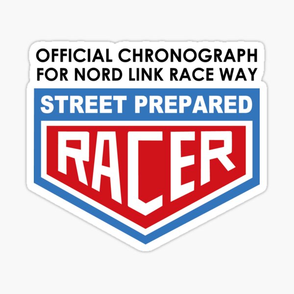 racing chronograph logo Sticker