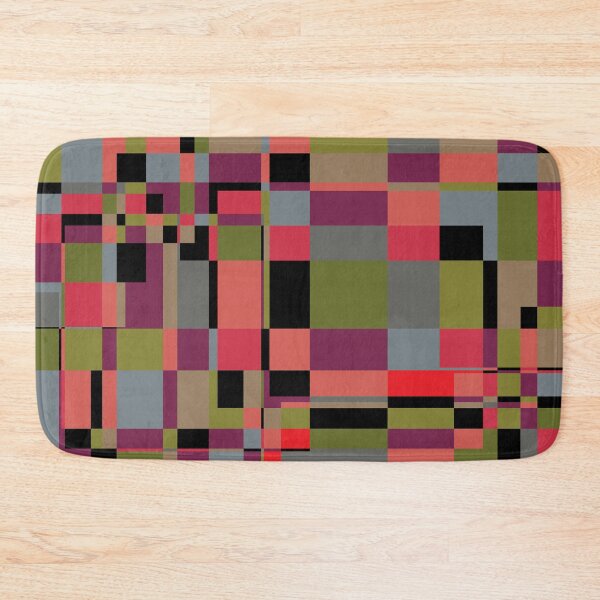 Item preview, Colorful colors square line&face designed and sold by newwind87.
