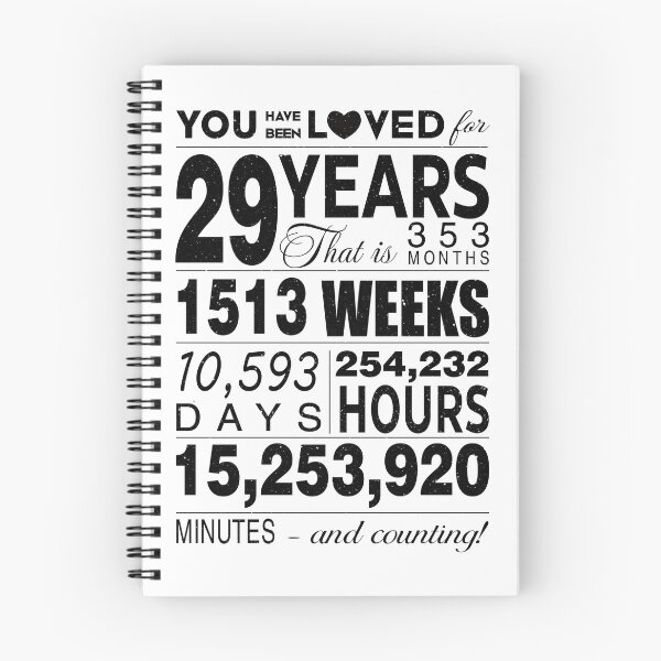 Item preview, 29 Years You Have Been Loved For 29 Years Celebration For 29th Birthday Party 29th Anniversary Birthday Gifts designed and sold by David David.