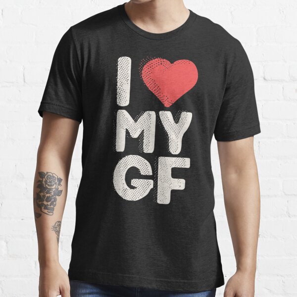  I Love-My-GF-Girlfriend Heart Gifts for Women Men